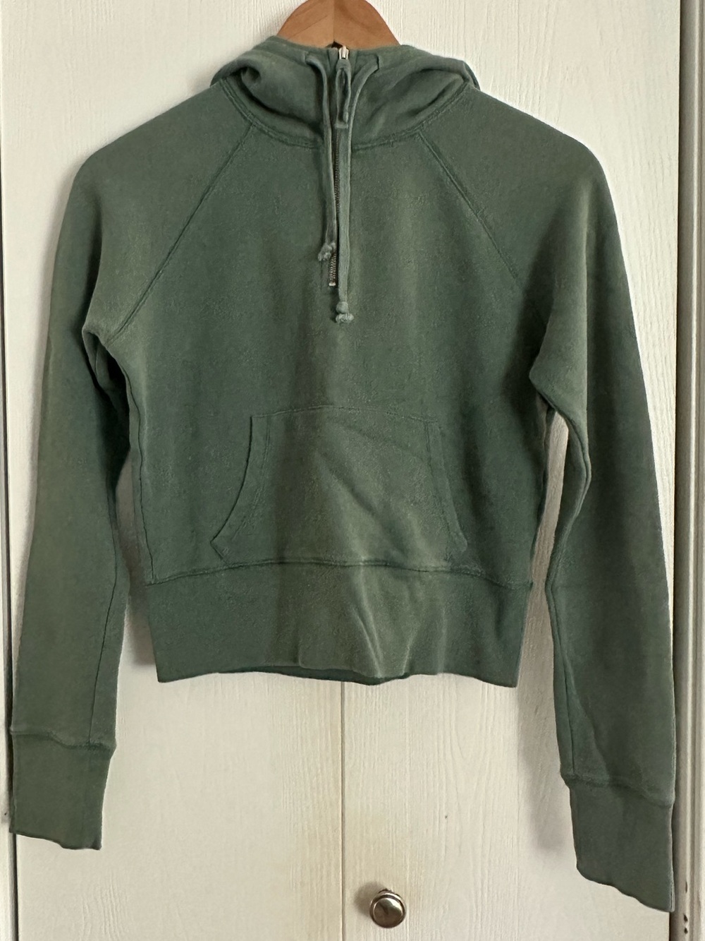 Aerie Cropped 1/4 Zip Hoodie